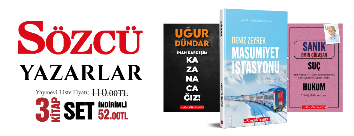 Sözcü Yazarlar 3 Kitap Set Masumiyet İstasyonu, Sanık, İnan Kardeşim Kazanacağız